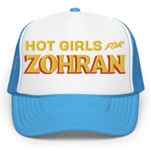 Hot Girls For Zohran Foam Trucker Hat