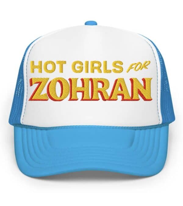 Hot Girls For Zohran Foam Trucker Hat