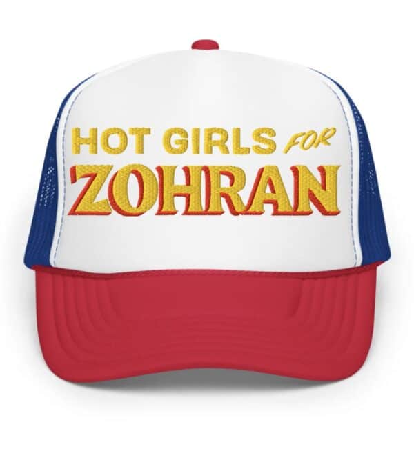 Hot Girls For Zohran Foam Trucker Hat