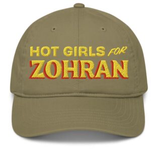 Hot Girls For Zohran Organic Baseball Cap