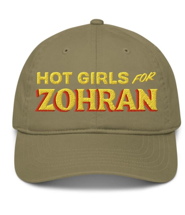 Hot Girls For Zohran Organic Baseball Cap