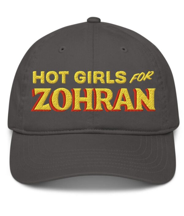 Hot Girls For Zohran Organic Baseball Cap