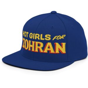 Hot Girls For Zohran Snapback Hat