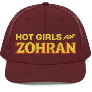 Hot Girls For Zohran Snapback Trucker Cap