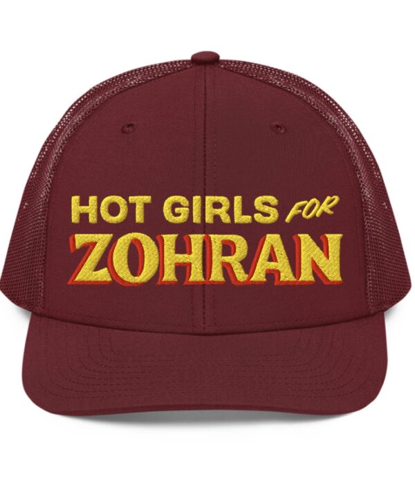 Hot Girls For Zohran Snapback Trucker Cap
