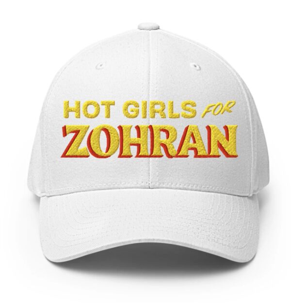 Hot Girls For Zohran Structured Twill Cap