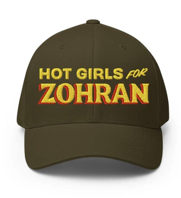 Hot Girls For Zohran Structured Twill Cap