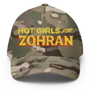 Hot Girls For Zohran Structured Twill Cap