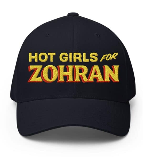Hot Girls For Zohran Structured Twill Cap
