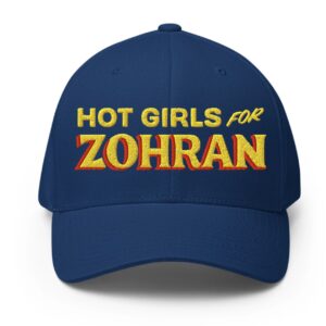 Hot Girls For Zohran Structured Twill Cap
