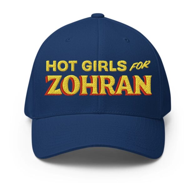 Hot Girls For Zohran Structured Twill Cap