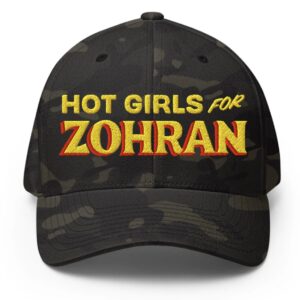 Hot Girls For Zohran Structured Twill Cap