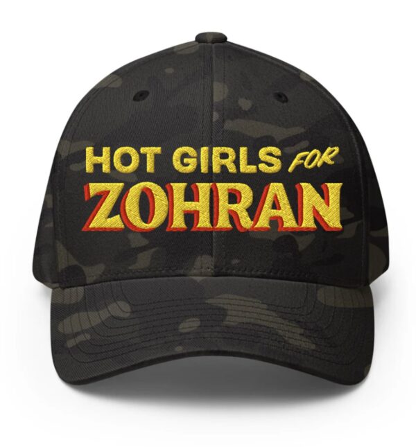 Hot Girls For Zohran Structured Twill Cap