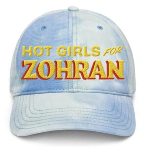 Hot Girls For Zohran Tie dye hat