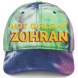 Hot Girls For Zohran Tie dye hat