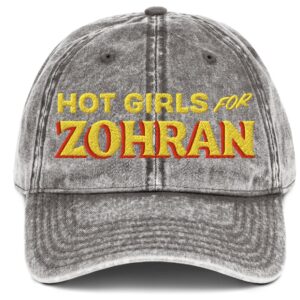 Hot Girls For Zohran Vintage Hat