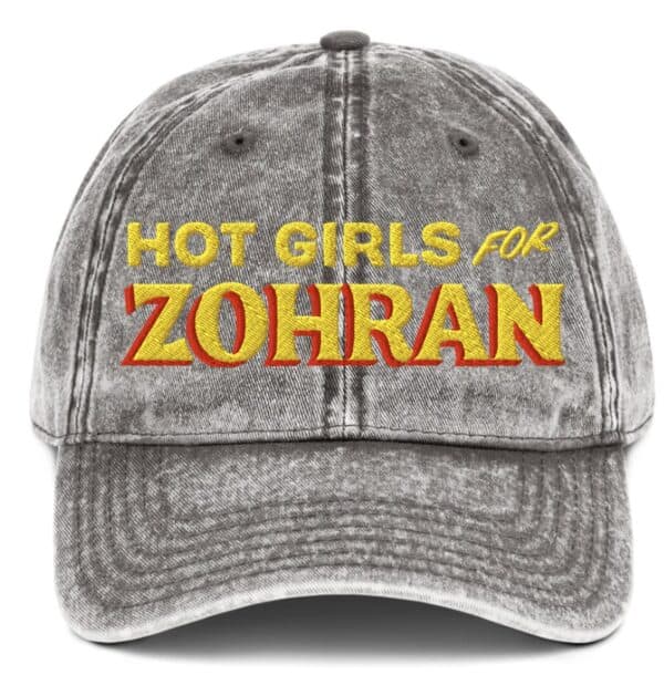 Hot Girls For Zohran Vintage Hat