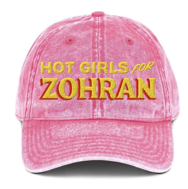 Hot Girls For Zohran Vintage Hat