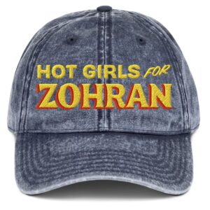 Hot Girls For Zohran Vintage Hat