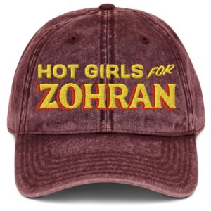 Hot Girls For Zohran Vintage Hat