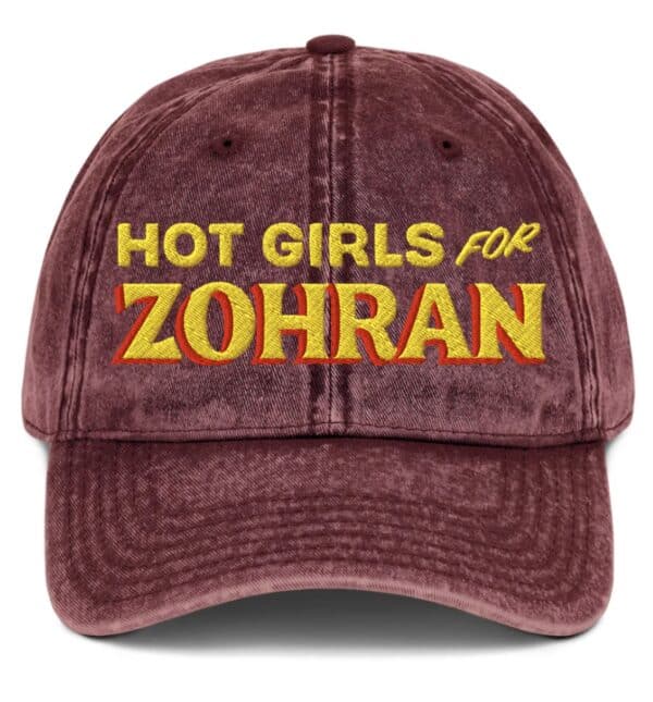 Hot Girls For Zohran Vintage Hat