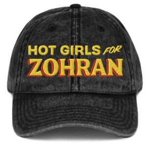 Hot Girls For Zohran Vintage Hat