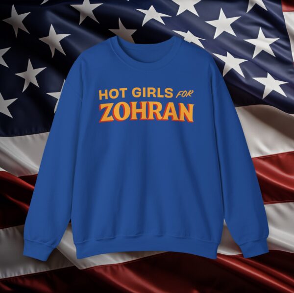 Hot Girls for Zohran Crewneck Sweatshirt
