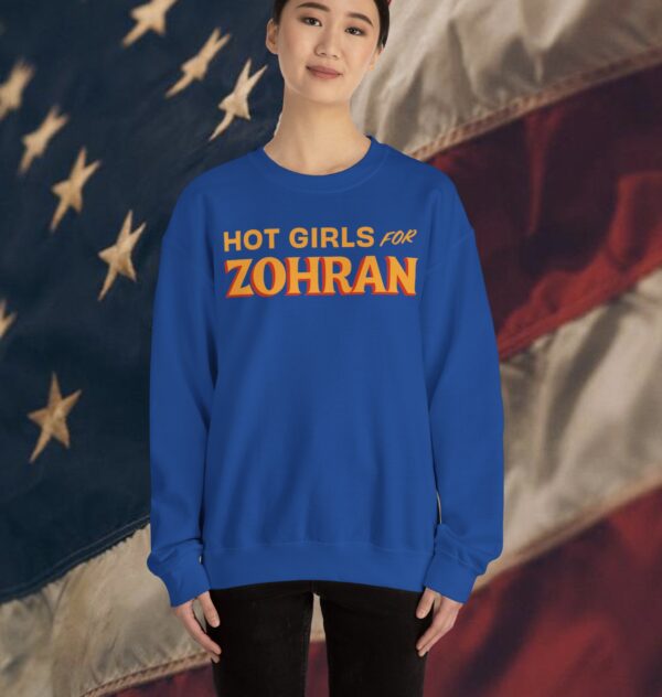 Hot Girls for Zohran Crewneck Sweatshirt