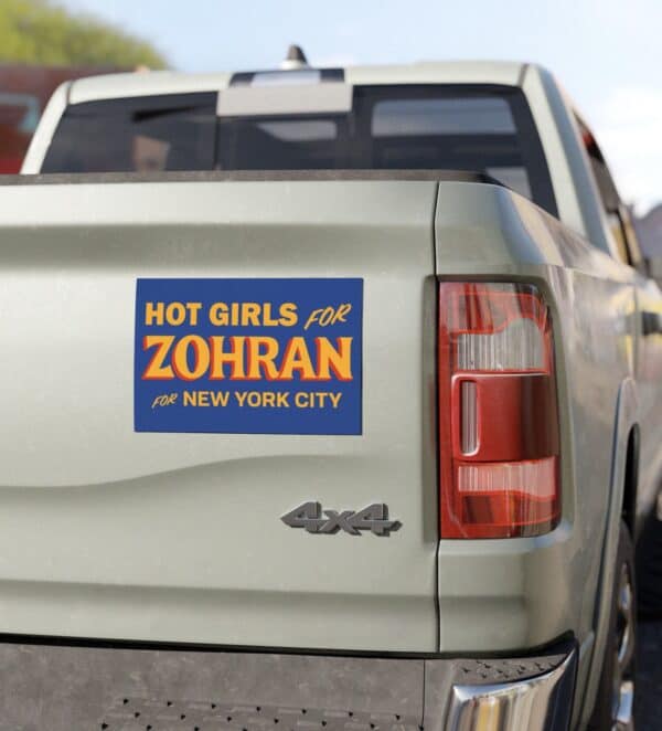 Hot Girls for Zohran For New York City Car Magnets