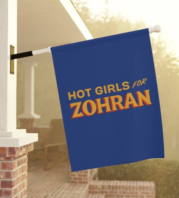 Hot Girls for Zohran Garden Flag
