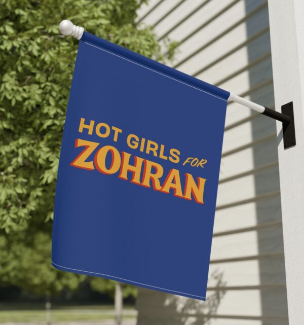 Hot Girls for Zohran Garden Flag