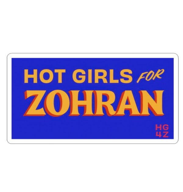 Hot Girls for Zohran Sticker