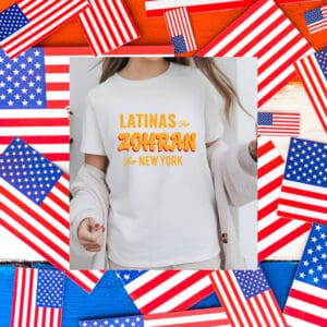 Latinas-for-Zohran-NYC-Mayor-Campaign-T-Shirt