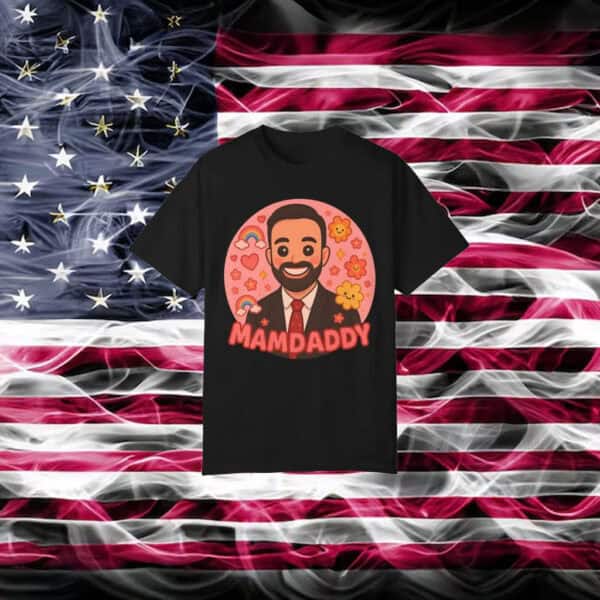 MAMDADDY-Cute-Cartoon-Zohran-Mamdani-Campaign-T-Shirt