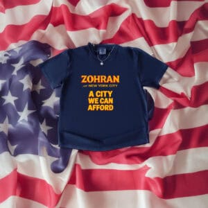 Mayor Mamdani 2025 - NYC’s First Muslim Mayor - Vote Zohran Rank Zohran T-Shirt