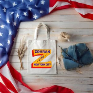Mayor Mamdani 2025 tote bag - NYC’s Muslim Mayor - Vote Zohran Rank Zohran