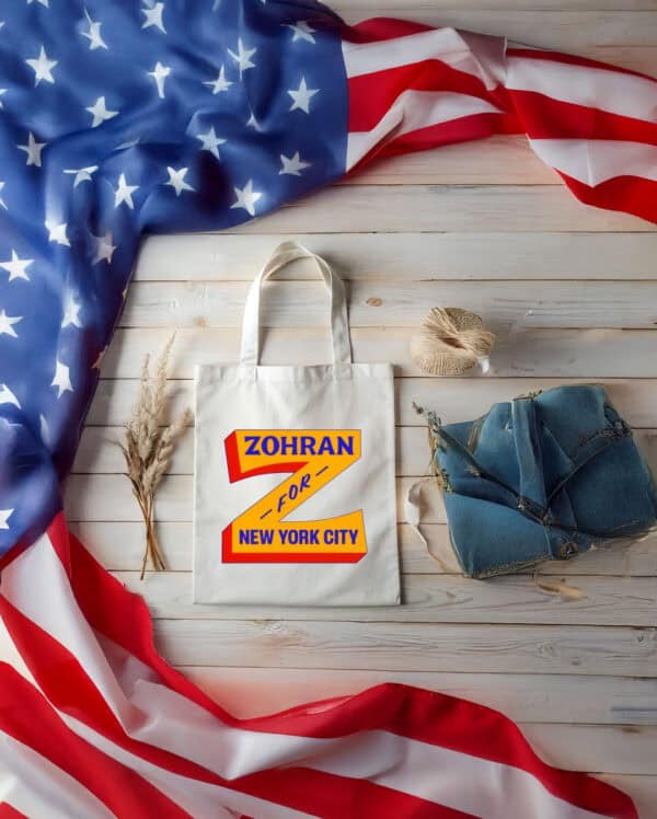 Mayor Mamdani 2025 tote bag - NYC’s Muslim Mayor - Vote Zohran Rank Zohran