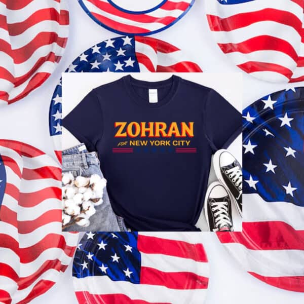 New-York-City-Support,-Hot-Girls-for-Zohran-2025-Campaign-T-Shirt