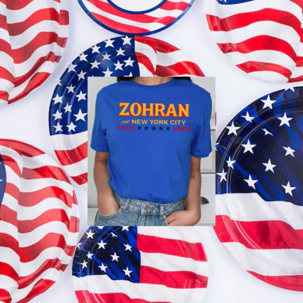 New-York-City-Support,-Hot-Girls-for-Zohran-2025-Campaign-T-Shirts