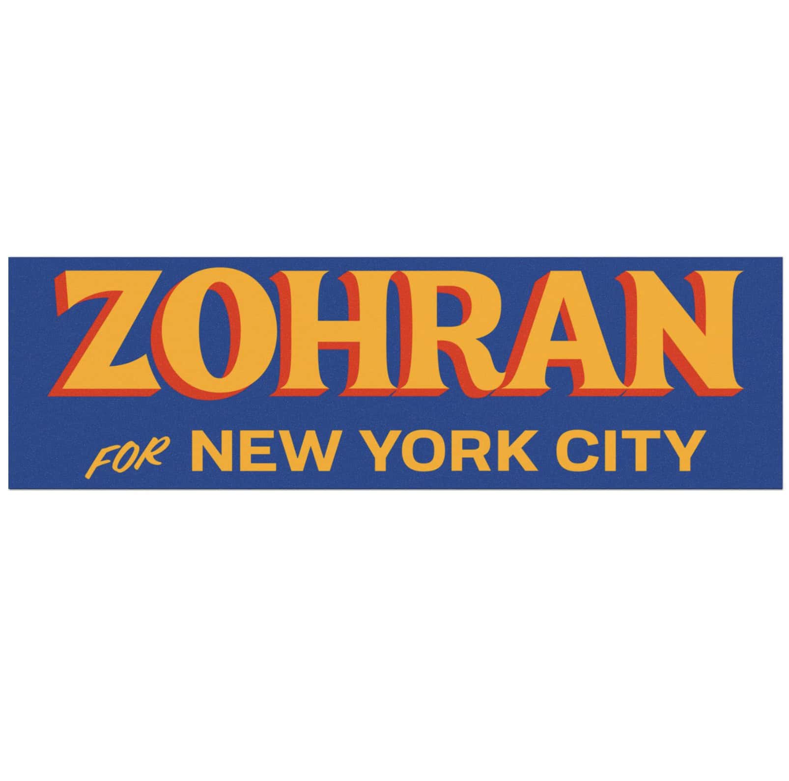 Zohran For New York City Car Magnet