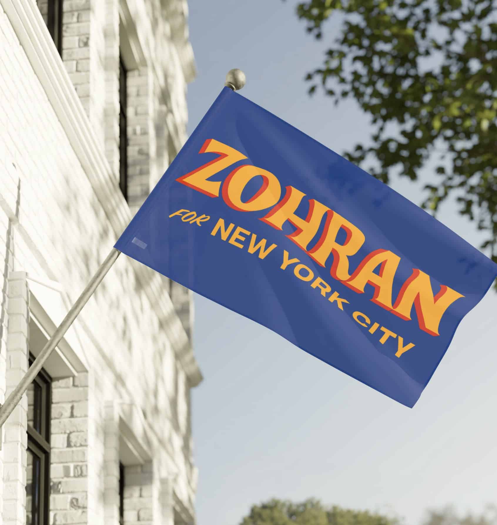 Zohran For New York City Flag