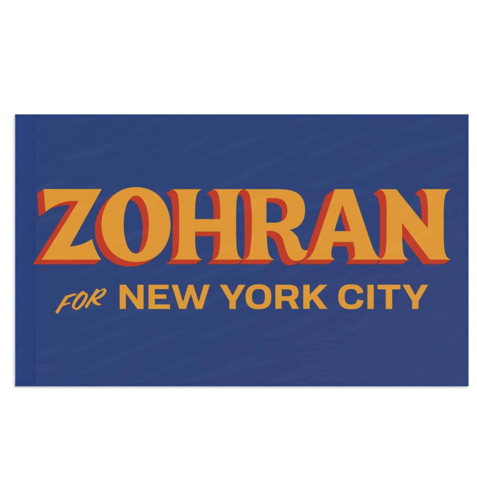 Zohran For New York City Flag