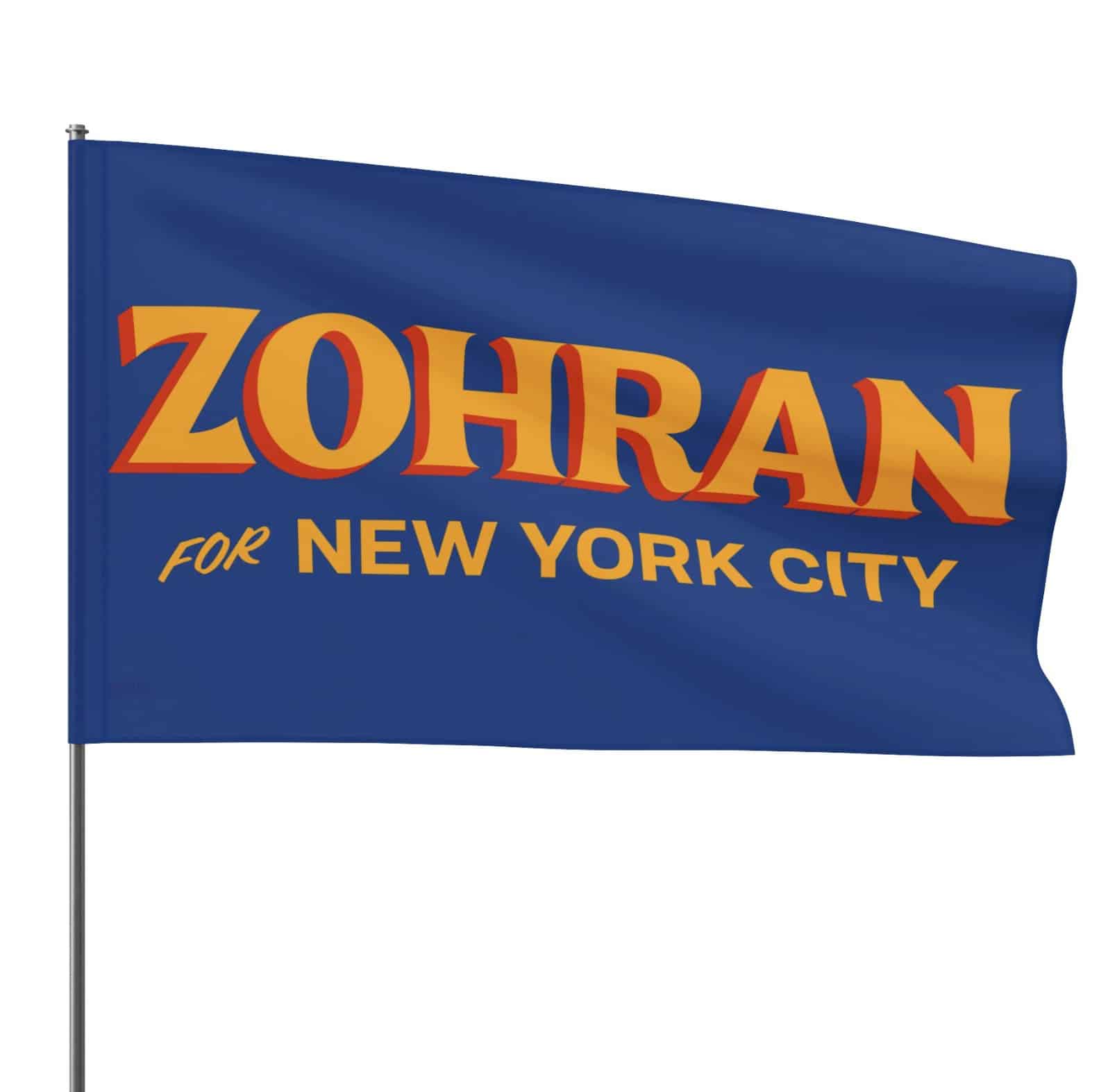 Zohran For New York City Flag