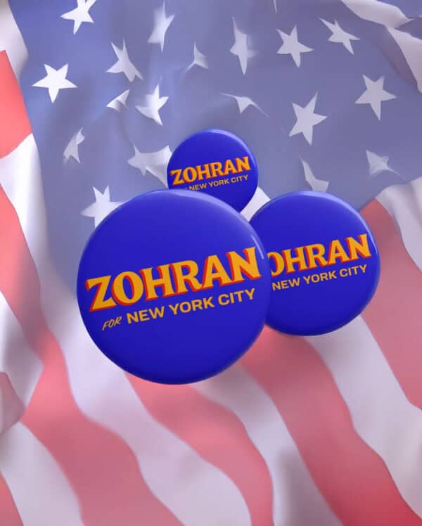 Zohran Mamdani For New York City Button Pin