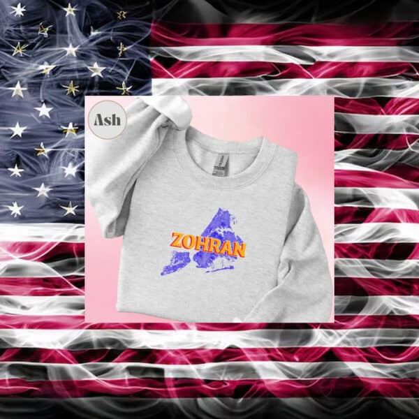 Zohran-Mamdani-NYC-Map-Political-Campaign-T-Shirt