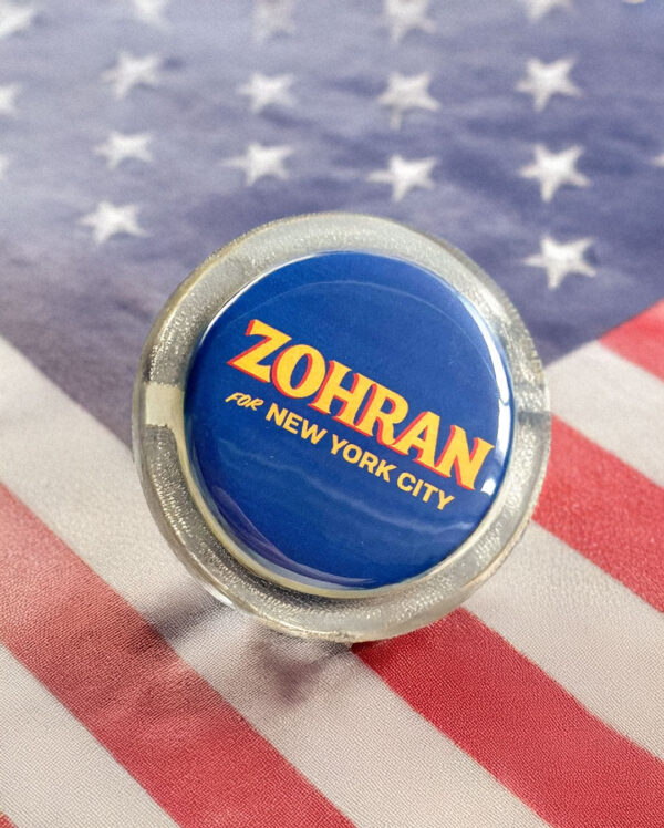 Zohran Mamdani New York NYC Mayor Button