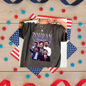 Zohran-Mamdani-Retro-Vintage-90’s-Style-Campaign-T-Shirt