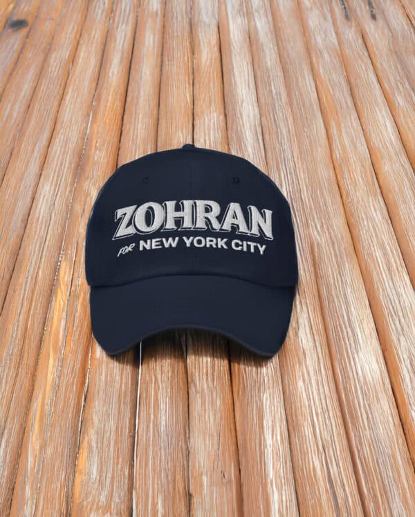 Zohran for New York City Hat – Embroidered Dad Cap