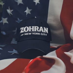 Zohran for New York City Hat – Embroidered Dad Cap