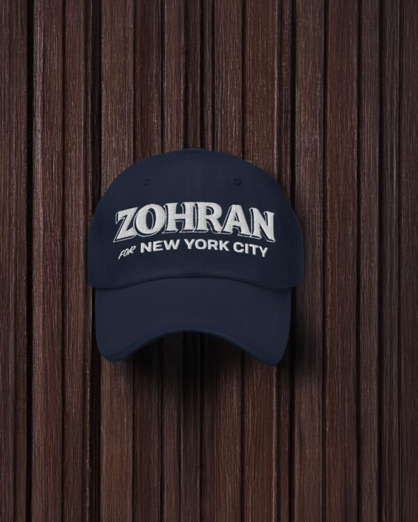Zohran for New York City Hat – Embroidered Dad Cap